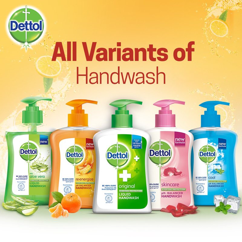 Dettol Re Energize Handwash Pump Free Sipper PH Balanced Shajgoj