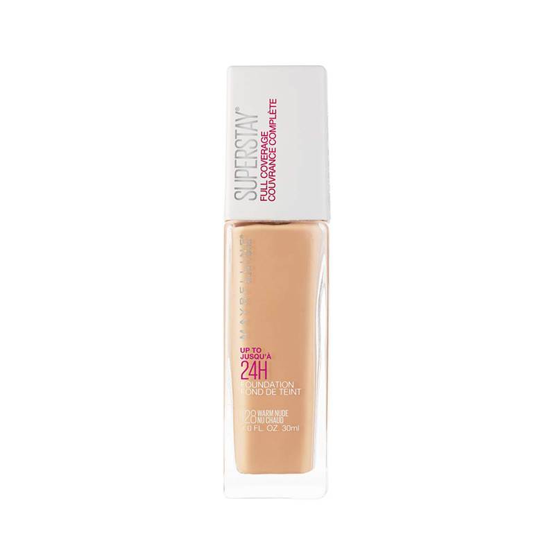 Maybelline SuperStay Full Coverage Foundation 128 Warm Nude Shajgoj