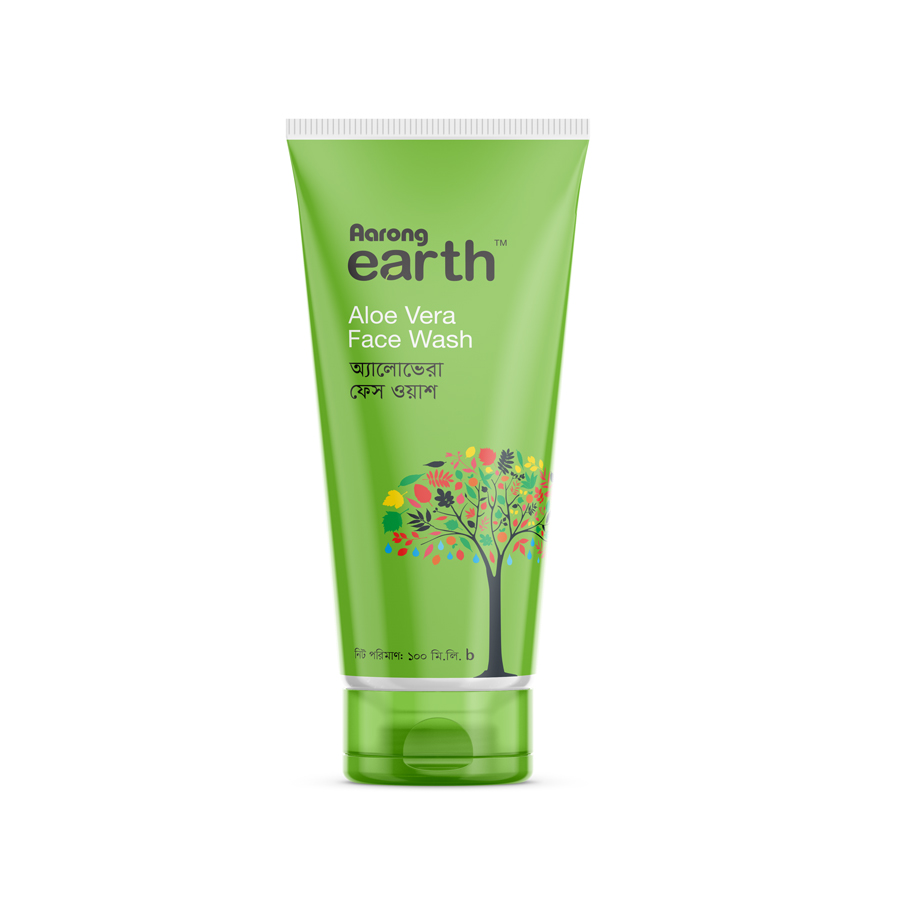 Aarong Earth Aloe Vera Face Wash Shajgoj