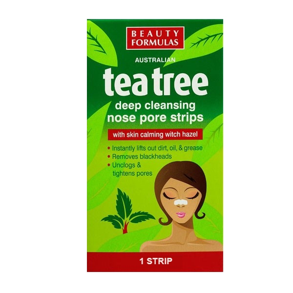 Beauty Formulas Tea Tree Deep Cleansing Nose Pore Strip -0