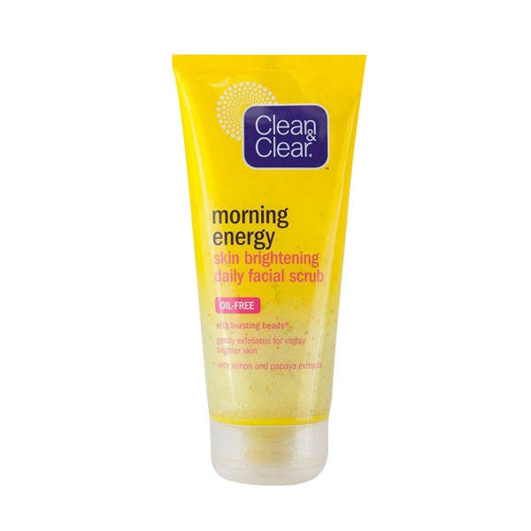 Clean & Clear Morning Energy Skin Brightening Daily Facial Scrub-0