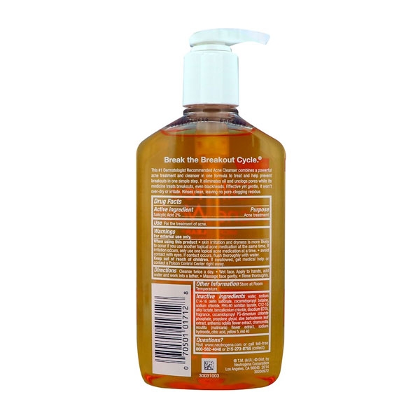 Neutrogena Oil Free Acne Wash-3834