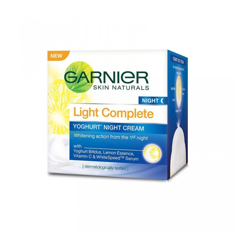 Garnier Light Complete Yoghurt Night Cream Shajgoj