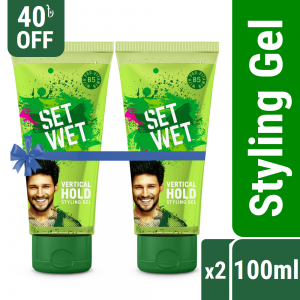 Set Wet Hair Styling Gel for Men Value Pack Vertical Hold Pack of 2 –  Shajgoj