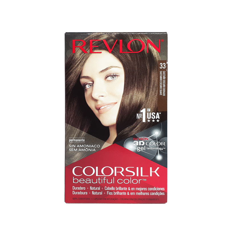 Revlon Color Silk Beautiful Color Dark Soft Brown 33 – Shajgoj