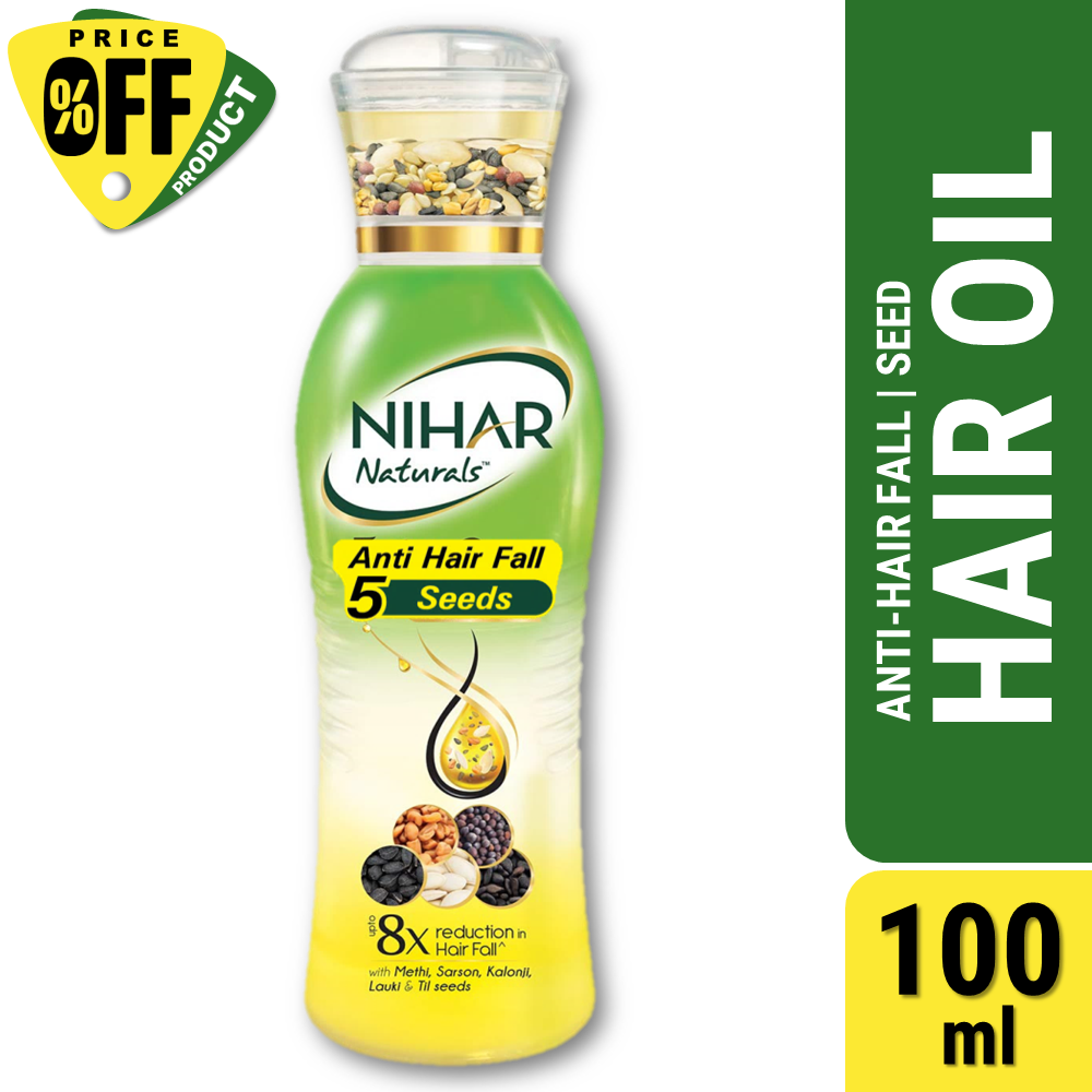 Nihar Anti Hairfall 5 Seeds Hair Oil – Shajgoj