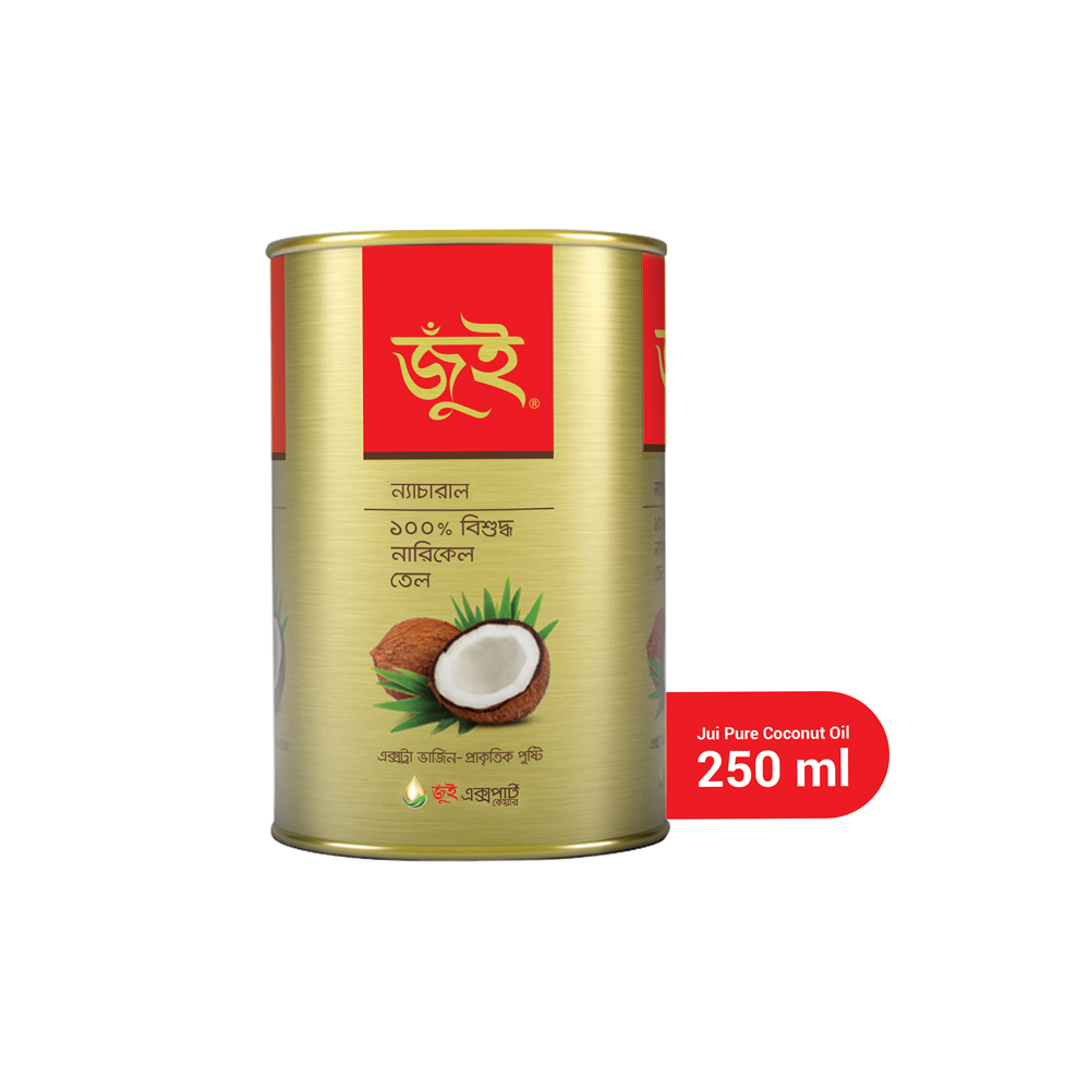 Jui Pure Coconut Oil (Tin) 250 Ml – Shajgoj