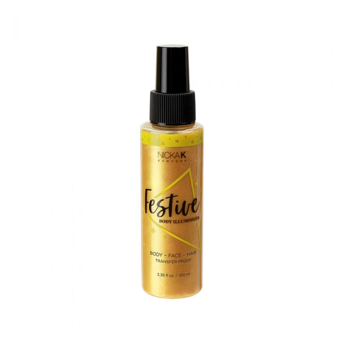 NICKA K FESTIVE BODY ILLUMINIZER – GOLD 100ML – Shajgoj