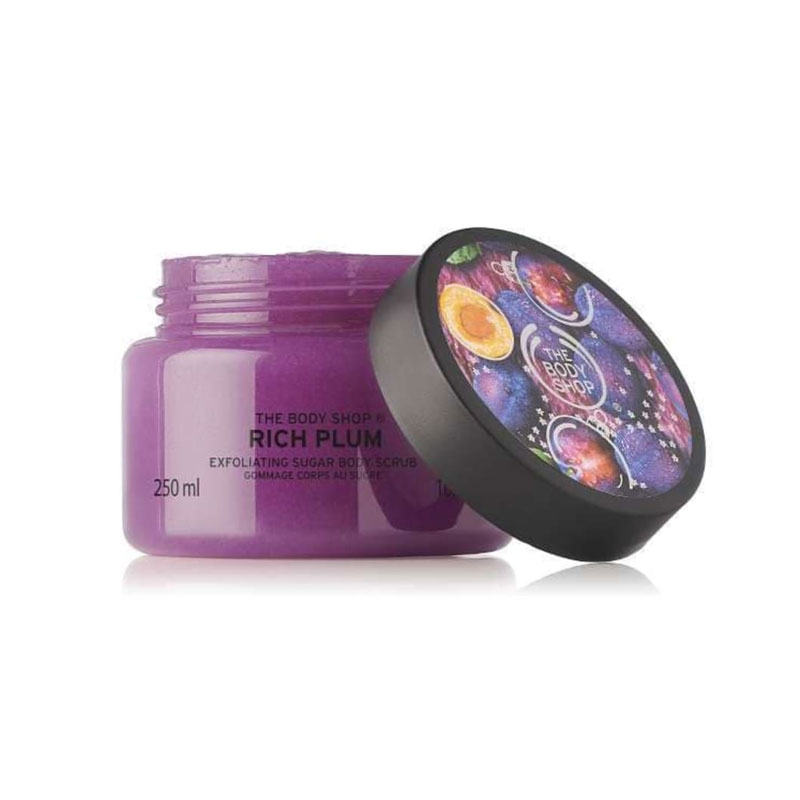 The Body Shop Rich Plum Body Scrub Shajgoj
