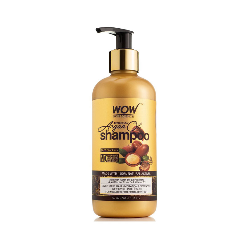 WOW Skin Science Moroccan Argan Oil Shampoo (With DHT Blocker) – Shajgoj