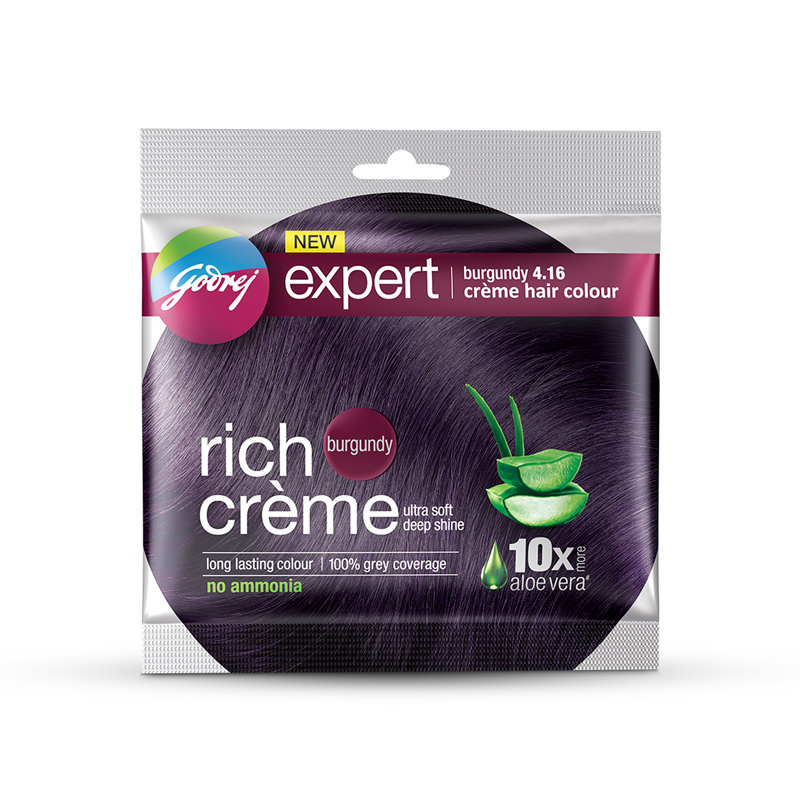 Godrej Expert Rich Crème Hair Color Burgundy  gm – Shajgoj