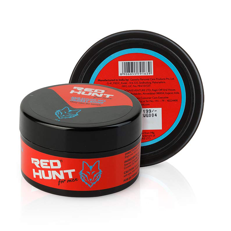 Red Hunt Hair Wax Men Hair styling wax glossy shine – Shajgoj