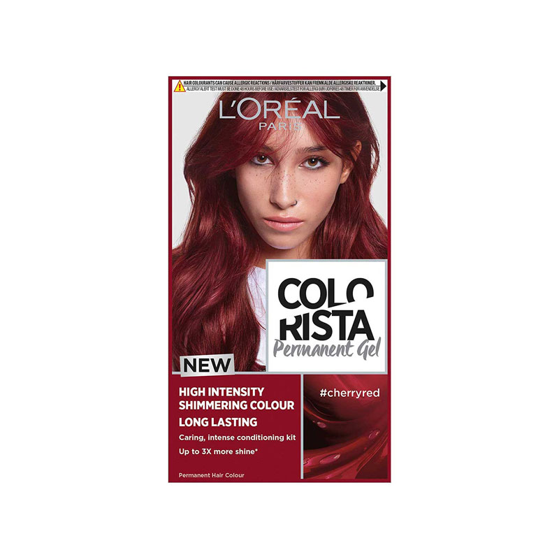 L'Oreal Colorista Cherry Red Permanent Hair Dye Gel – Shajgoj