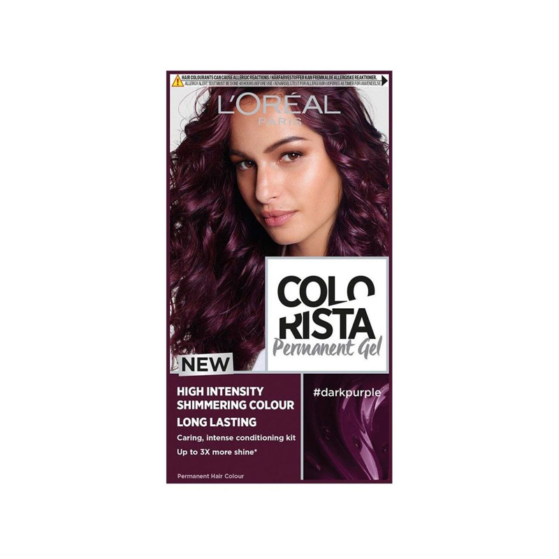 L'Oreal Colorista Dark Purple Permanent Hair Dye Gel – Shajgoj