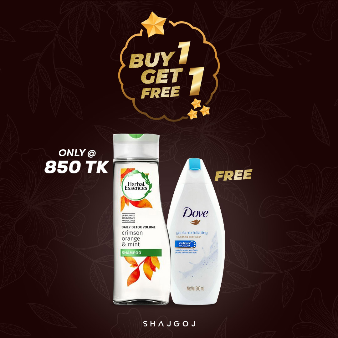 Buy 1 Get 1 ( Herbal Essences Detox Volume Crimson Orange & Mint