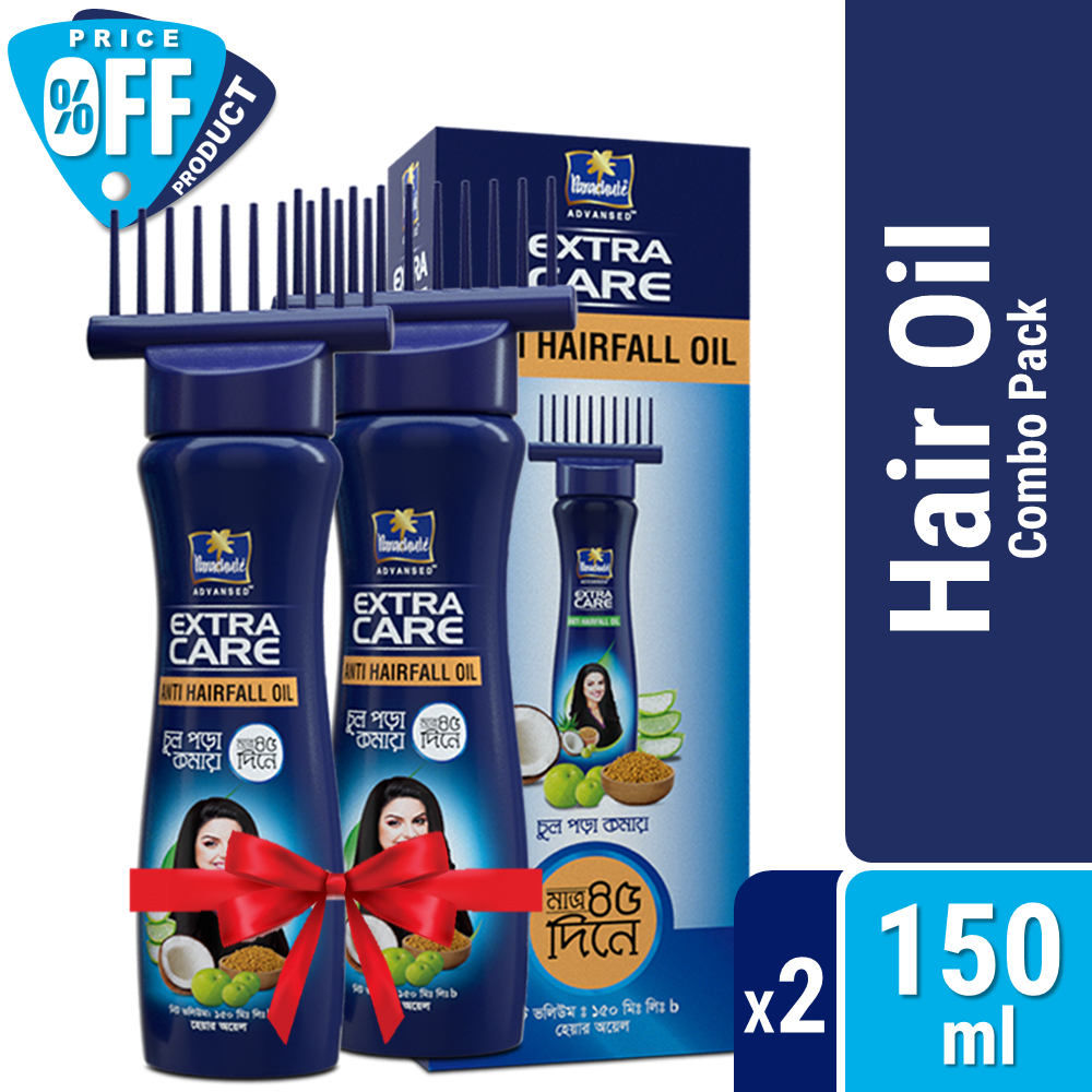 Parachute Hair Oil Anti Hairfall Oil Extra Care 150Ml (Root Applier) Pack  Of 2 (150Ml X 2) – Shajgoj