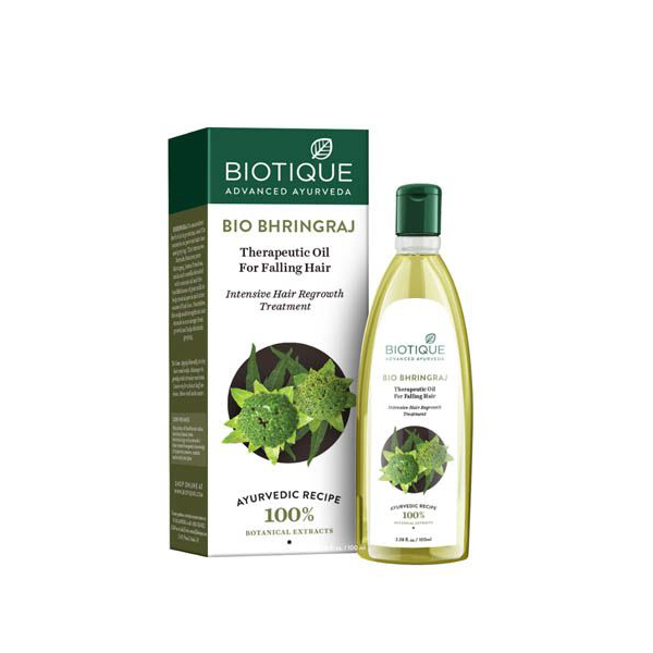 Biotique Bio Bhringraj Therapeutic Hair Oil – Shajgoj