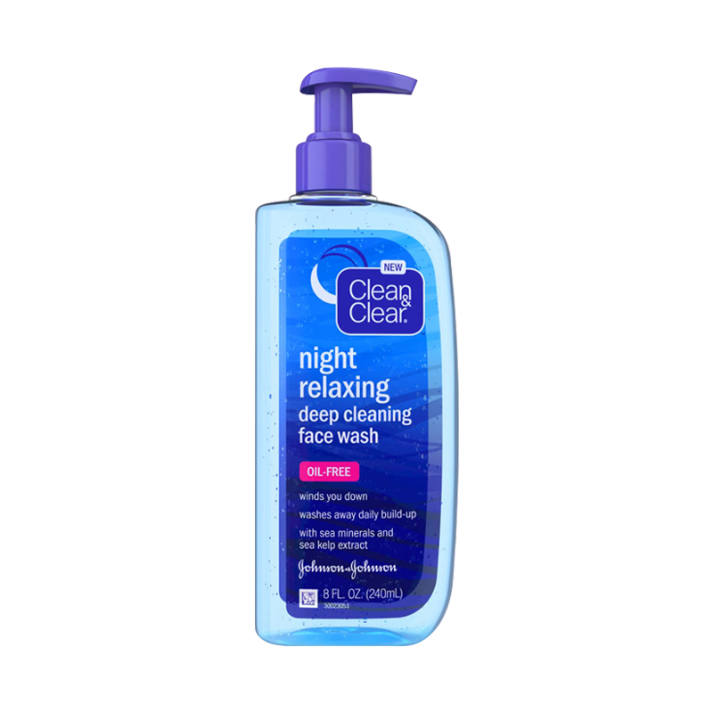 Clean Clear Night Relaxing Deep Cleansing Face Wash Shajgoj