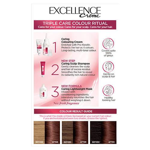 L'Oreal Excellence Crème  Natural Iced Brown Permanent Hair Dye –  Shajgoj