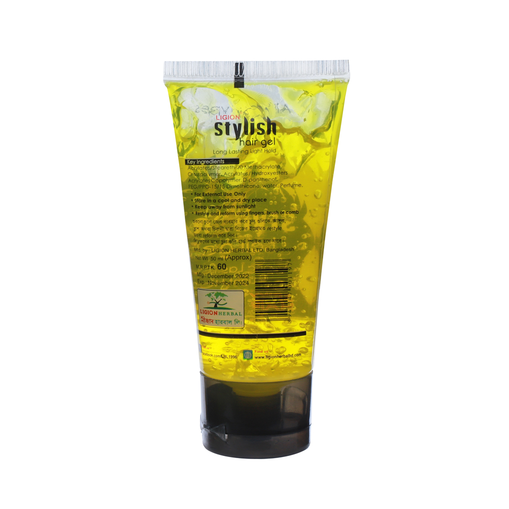 Ligion Stylish Hair Gel Yellow Shajgoj