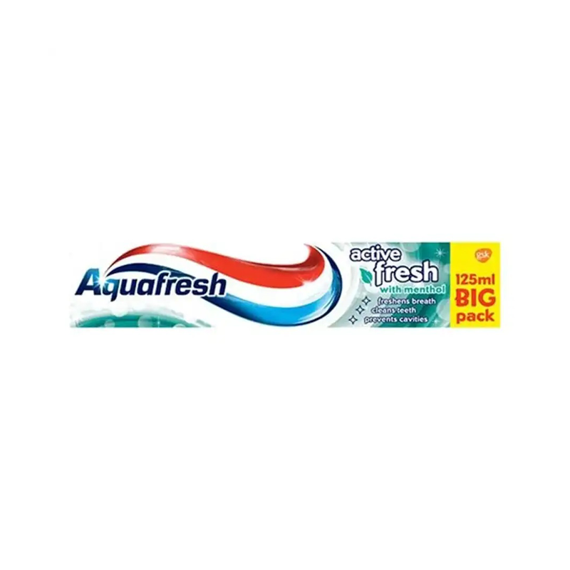 Aquafresh Active Fresh Toothpaste With Menthol Big pack Shajgoj