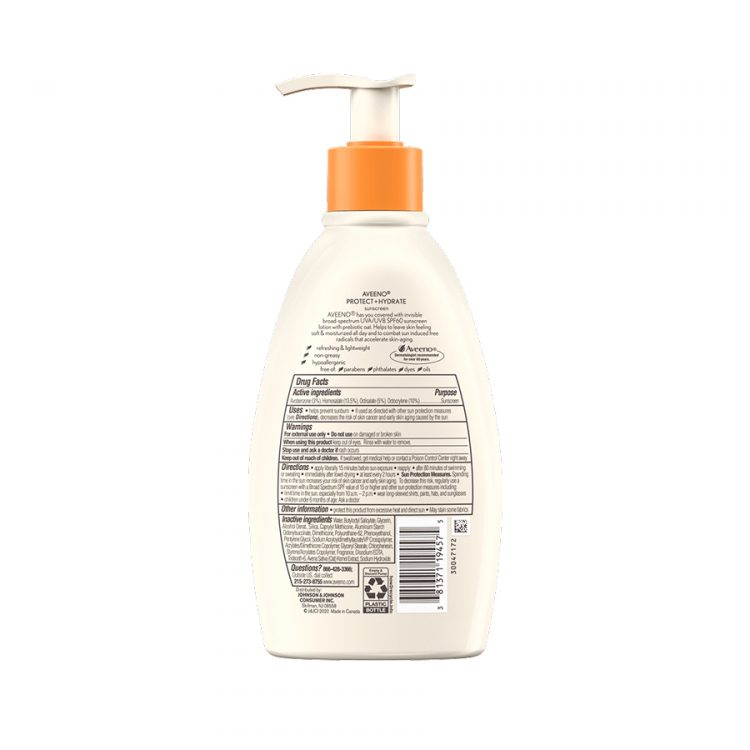 Aveeno Protect Hydrate Sunscreen Broad Spectrum Body Lotion Spf 60 Shajgoj 