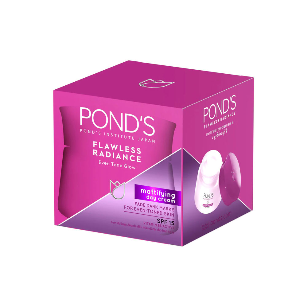 Ponds Flawless Radiance Mattifying Day Cream Spf 15 Shajgoj 6777