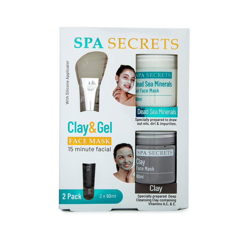 Spa Secrets Clay & Gel Face Mask Set Shajgoj
