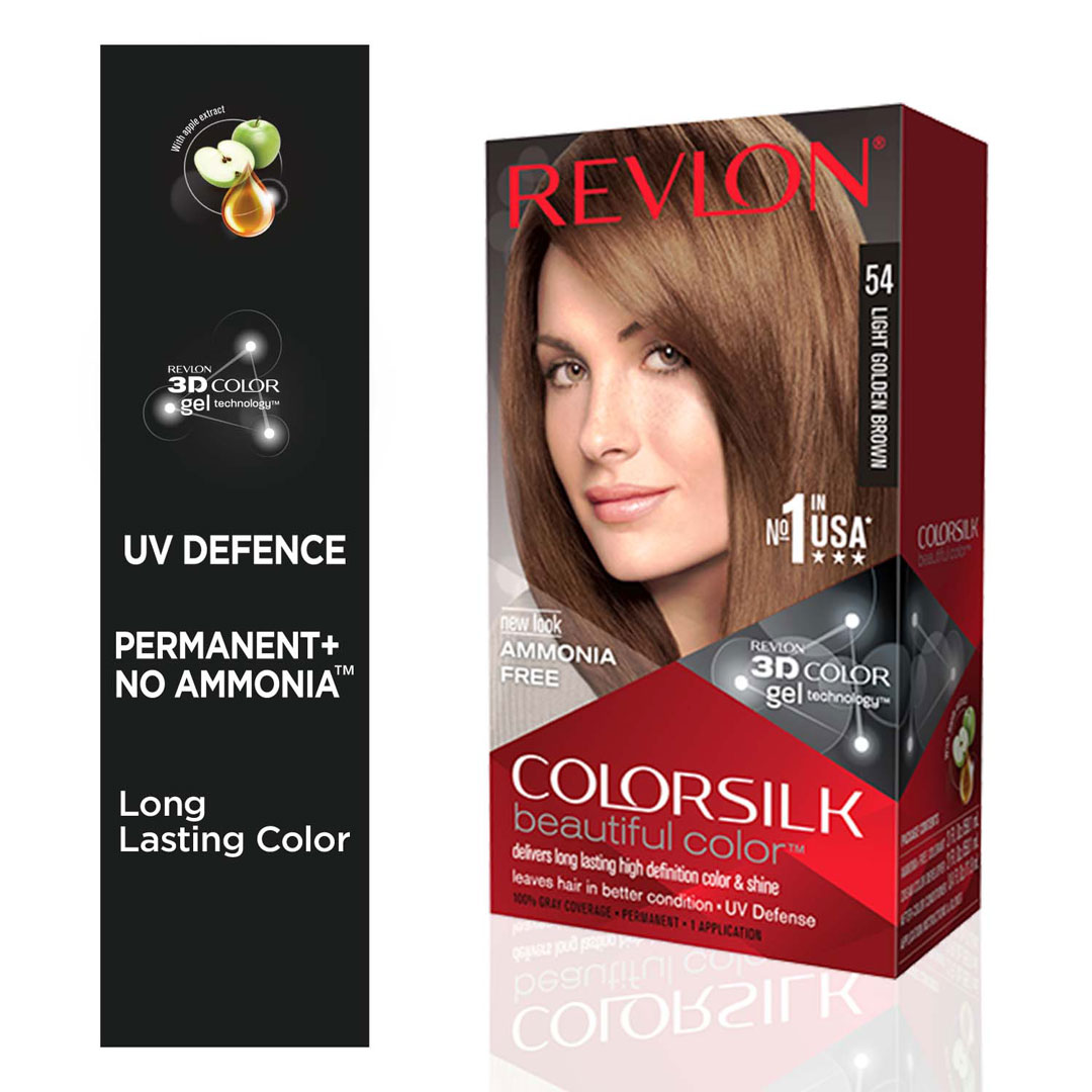 Revlon Colorsilk Hair Color Light Golden Brown 5G – Shajgoj