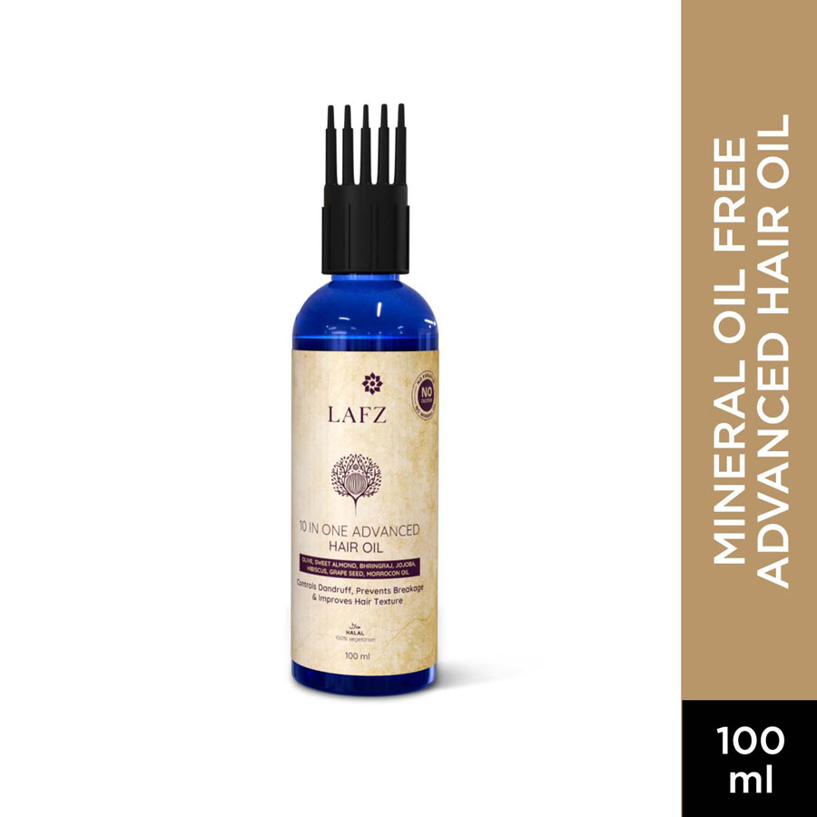 LAFZ Halal 10 IN 1 Advanced Mineral Oil Free Hair Oil – Shajgoj