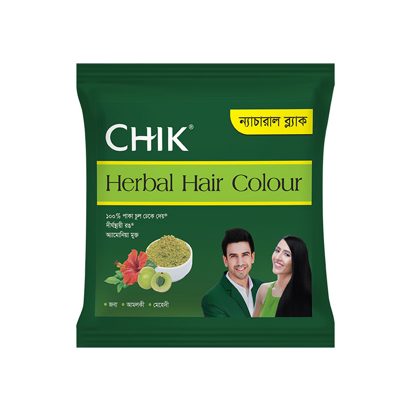 Chik Herbal Hair Color Natural Black – Shajgoj