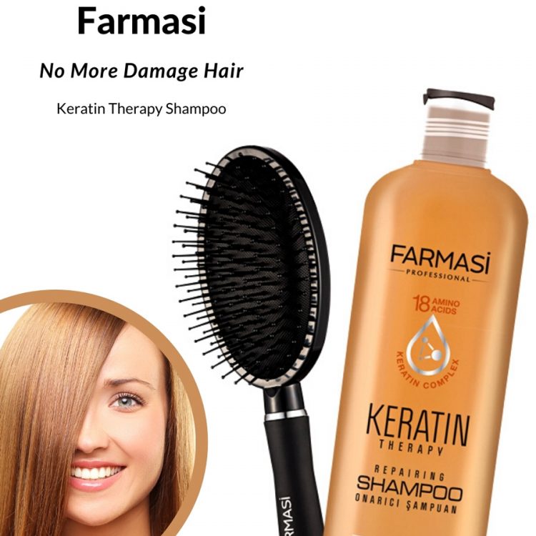 Farmasi Keratin Therapy Repairing Shampoo For Dry & Damaged Hair Shajgoj