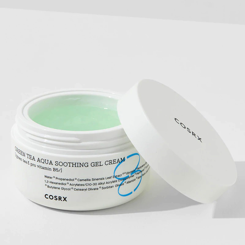 Cosrx Green Tea Aqua Soothing Gel Cream Shajgoj