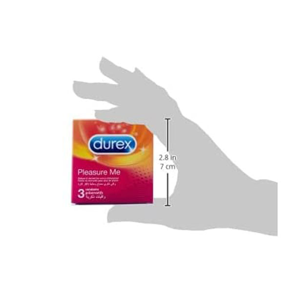 Durex Pleasure Me Pack of 3 Condoms – Shajgoj