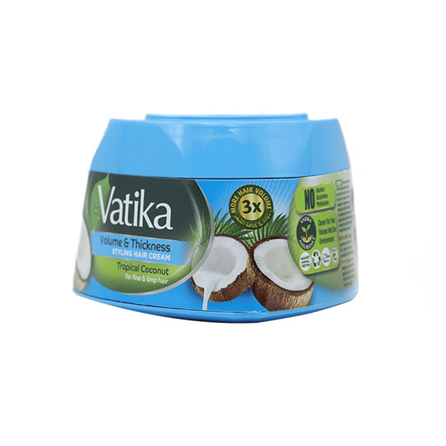 Vatika Volume & Thickness Styling Hair Cream with Tropical Coconut – Shajgoj