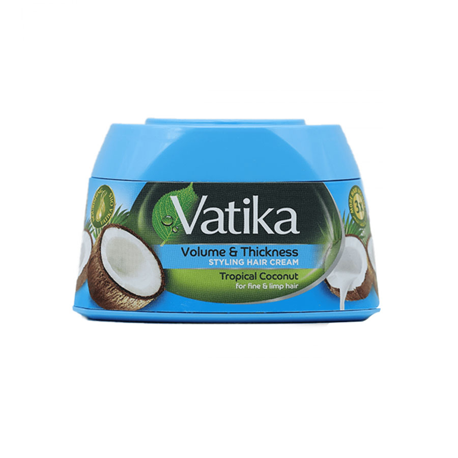Vatika Volume & Thickness Styling Hair Cream with Tropical Coconut