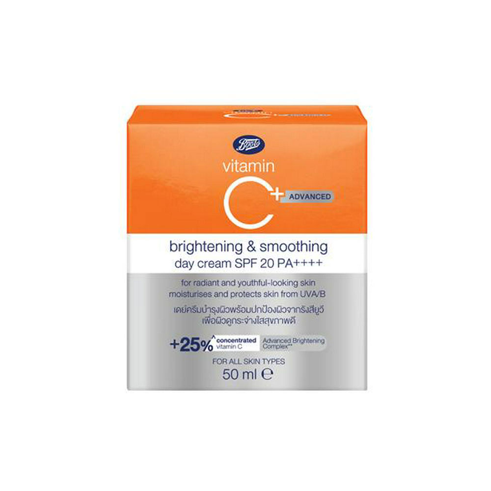 Boots Vitamin C Advanced Brightening & Smoothing Day Cream SPF20 PA