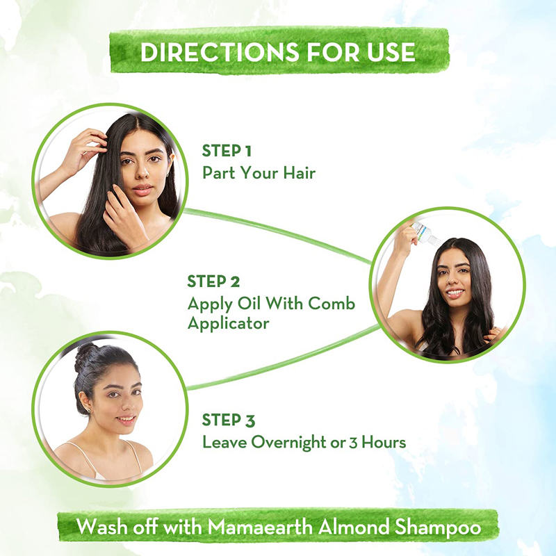 Mamaearth Almond Hair Oil with Cold Pressed Almond Oil & Vitamin E for Healthy  Hair Growth – Shajgoj
