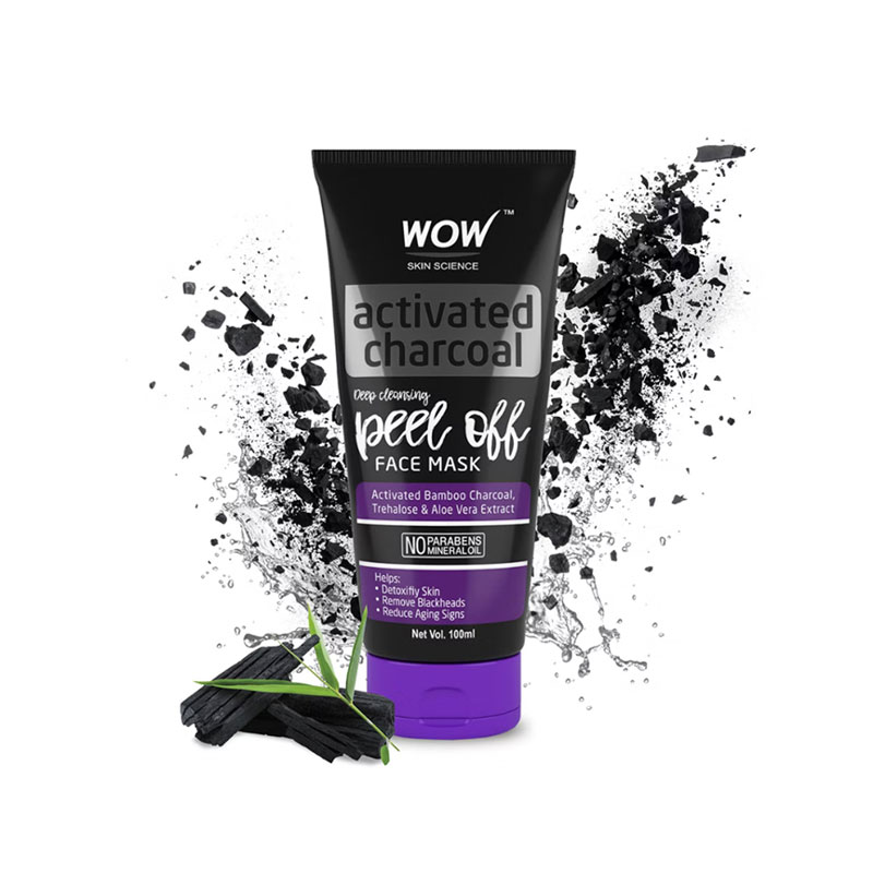 WOW Activated Charcoal Peel Off Face Mask – Shajgoj