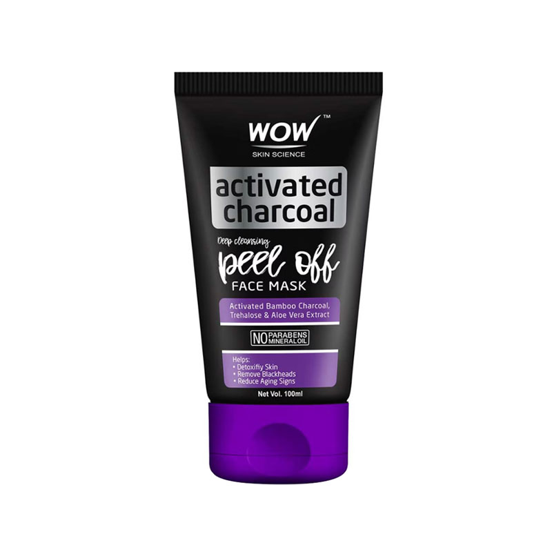 WOW Activated Charcoal Peel Off Face Mask – Shajgoj