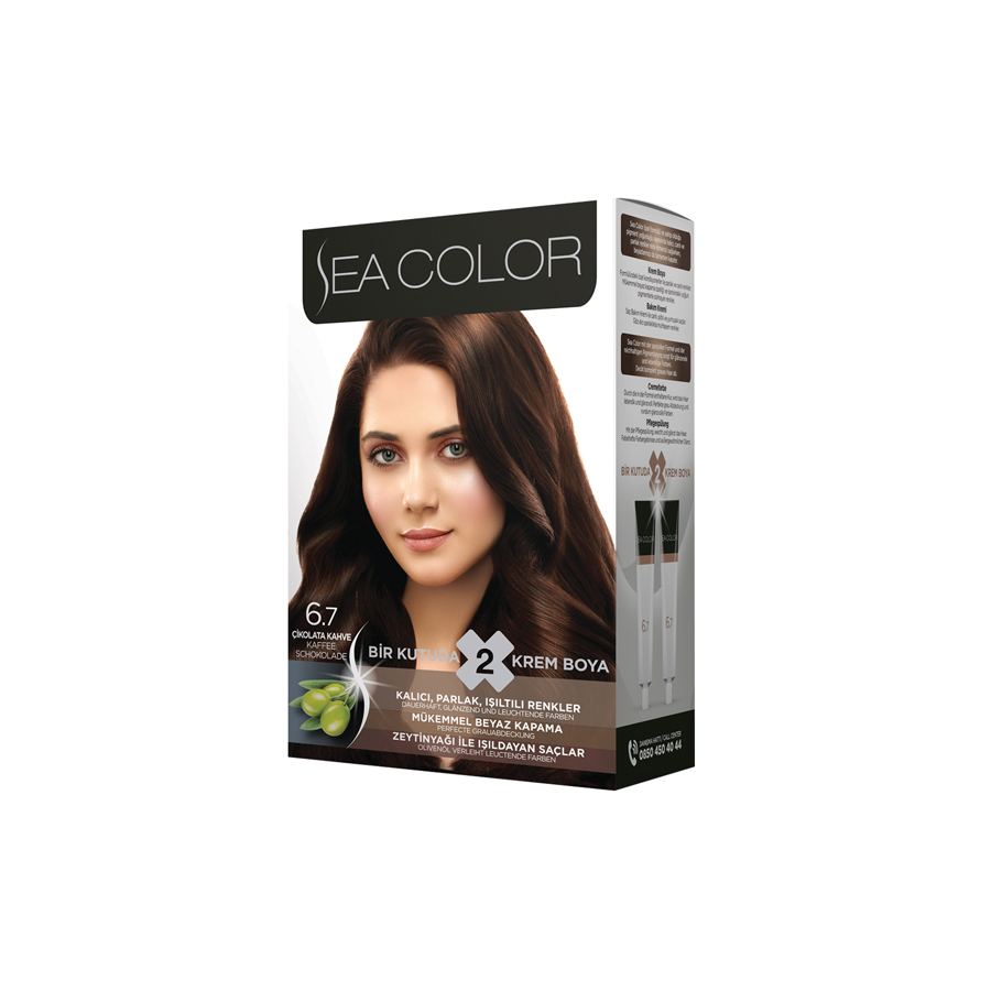 Sea Color Premium Hair Color – Chocolate Coffee  – Shajgoj