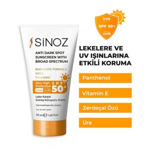 Sinoz Anti-Dark Spot Sunscreen Cream SPF 50+ – Shajgoj