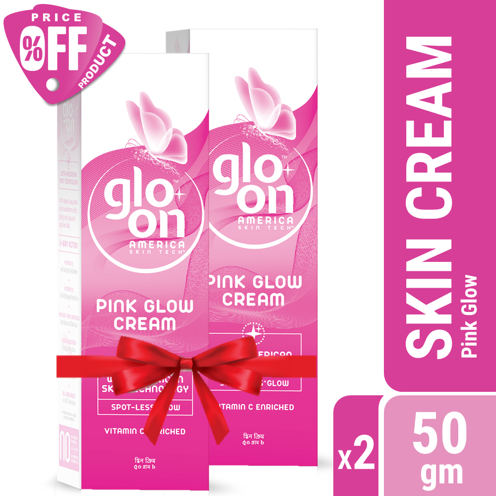 GLO-ON Pink Glow Cream 50gm Pack of 2 (50gm X 2) – Shajgoj