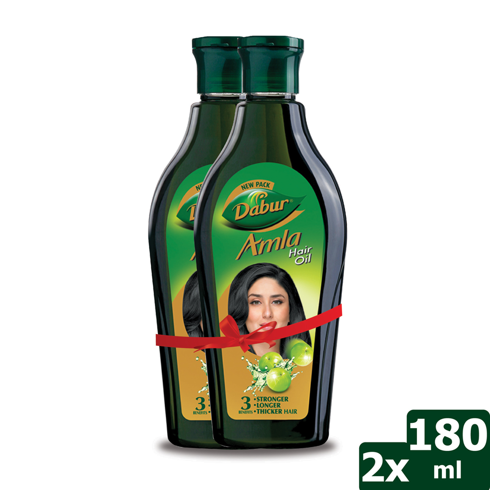 Dabur Amla Hair Oil 180 ml Dual Pack – Shajgoj