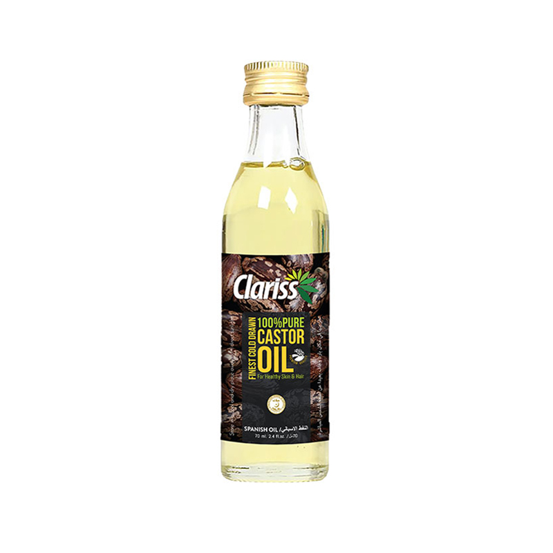 Clariss 100% Pure Castor Oil For Healthy Skin & Hair (Glass Bottle) –  Shajgoj