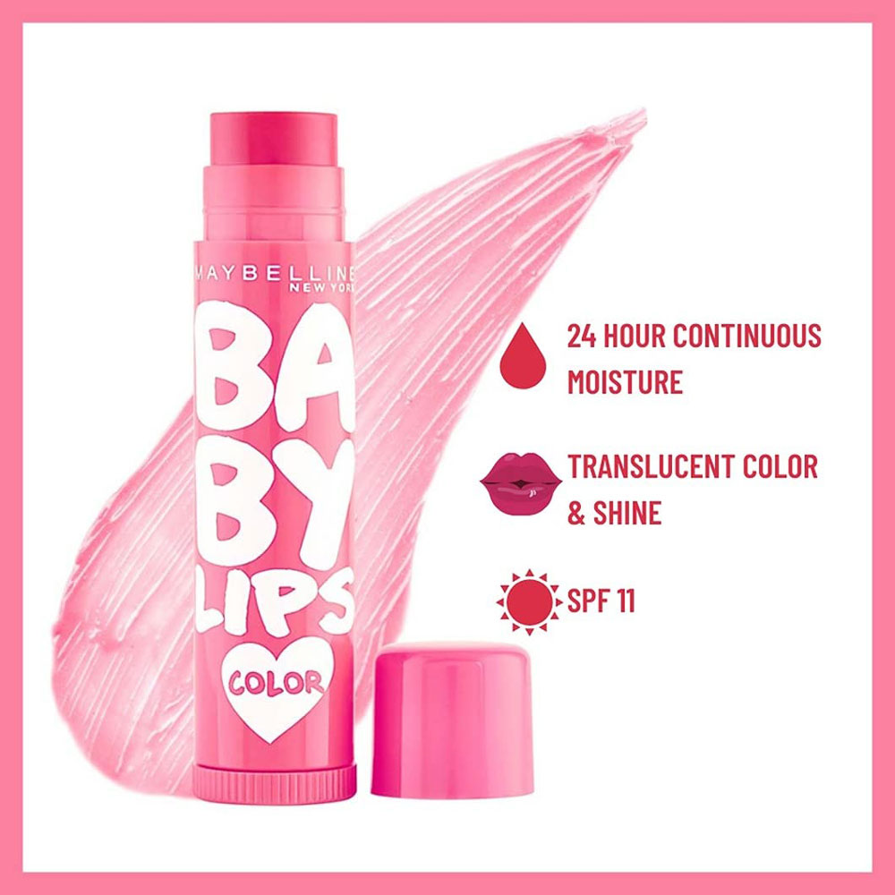 Maybelline Baby Lips Color SPF11 Lip Balm Pink Lolita – Shajgoj