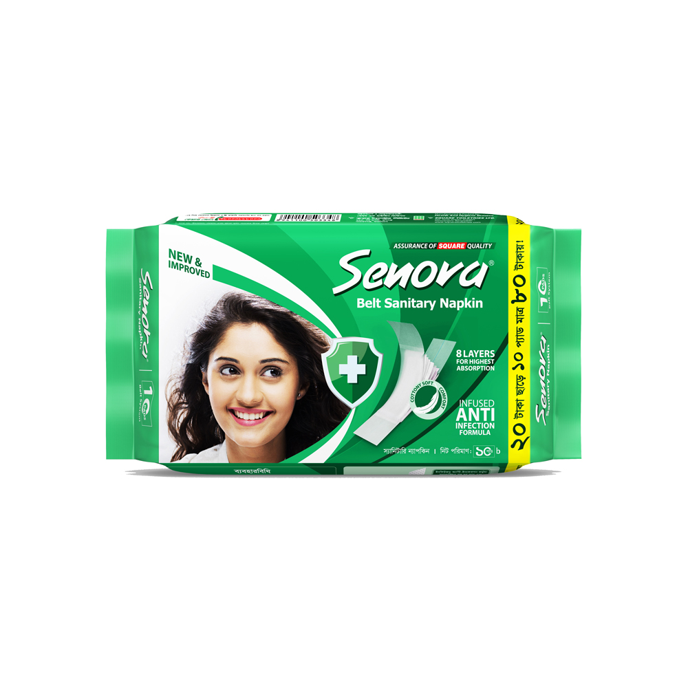 Senora Belt Sanitary Napkin ( 20 TAKA OFF ) (10 pc) Shajgoj