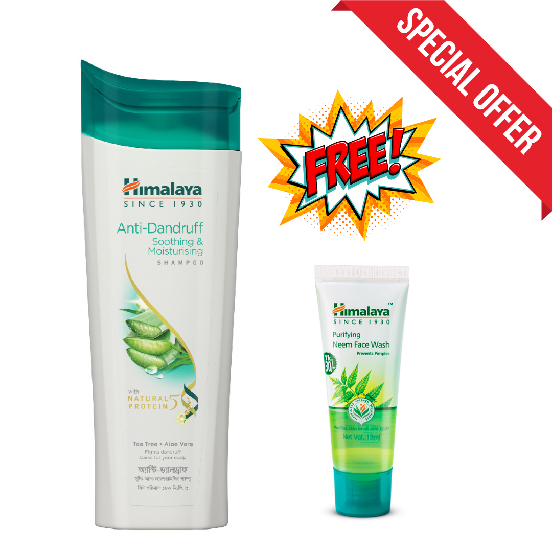 Buy Himalaya Anti Dandruff Shampoo 180 ML to GET 15ml Purifying Neem