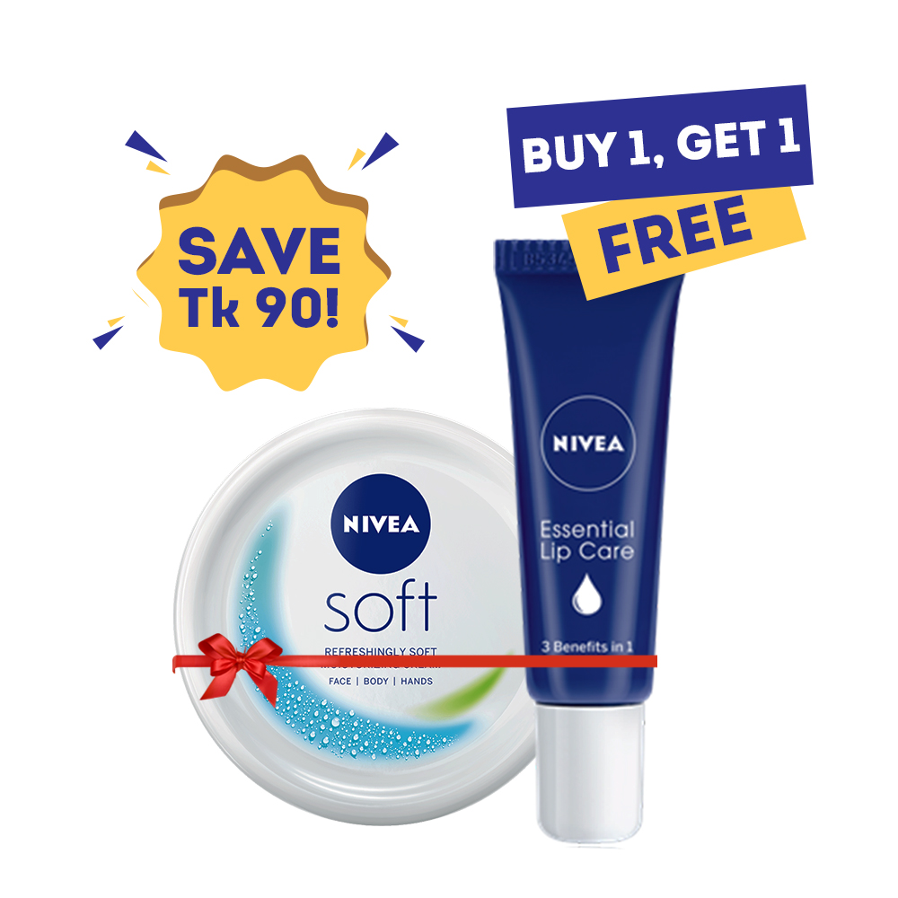 Buy NIVEA Soft Light Moisturising Cream 50ml Jar Get NIVEA Lip Balm 10gm  Free! – Shajgoj