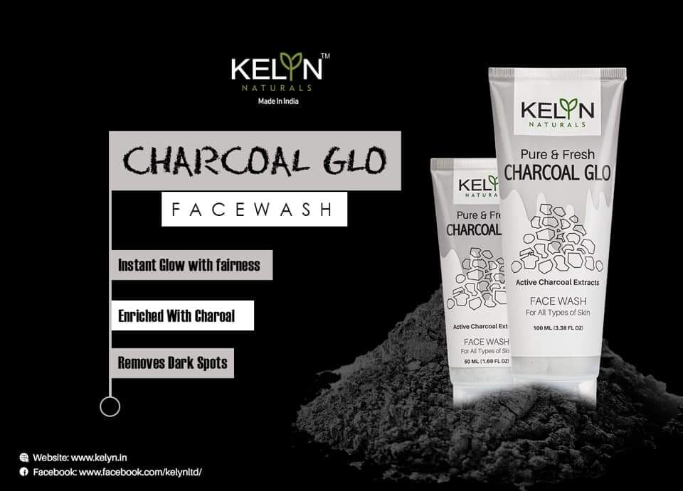 Kelyn Face Wash Charcoal Glo Shajgoj